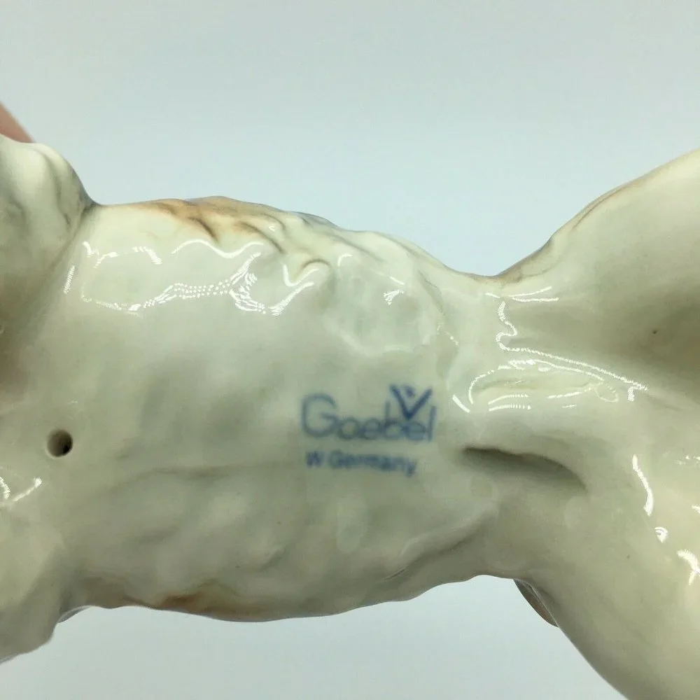 Vintage Goebel W Germany Wire Fox‎ or Airedale Terrier Figurine 1972 - 1979